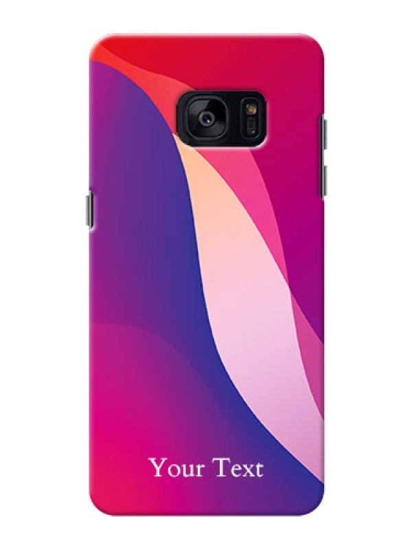 Custom Galaxy S7 Edge Mobile Back Covers: Digital abstract Overlap Design