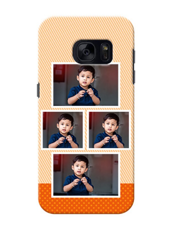 Custom Samsung Galaxy S7 Bulk Photos Upload Mobile Case  Design
