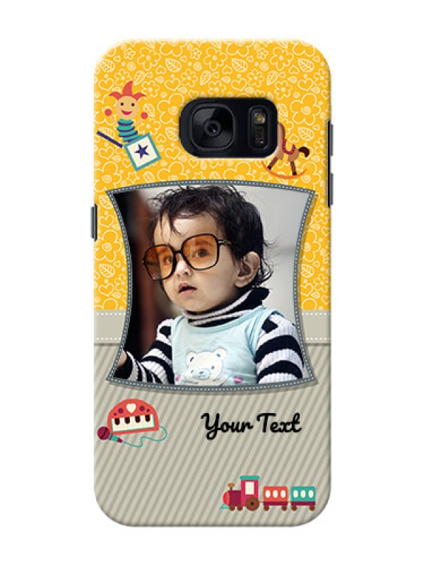 Custom Samsung Galaxy S7 Baby Picture Upload Mobile Cover Design