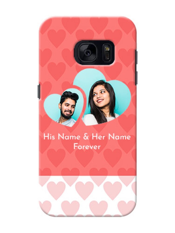 Custom Samsung Galaxy S7 Couples Picture Upload Mobile Cover Design