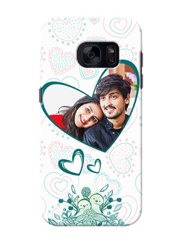 Custom Samsung Galaxy S7 Couples Picture Upload Mobile Case Design
