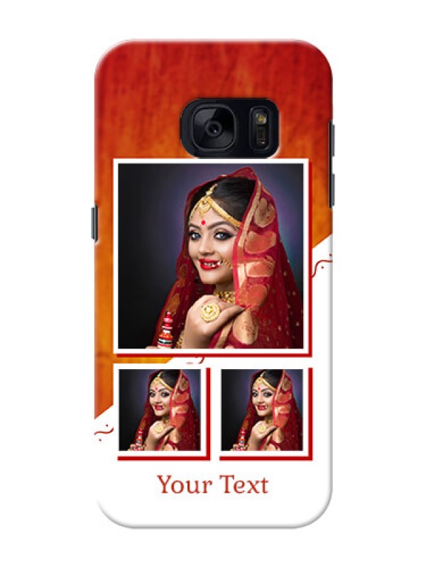 Custom Samsung Galaxy S7 Wedding Memories Mobile Cover Design