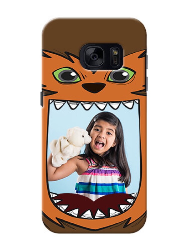 Custom Samsung Galaxy S7 owl monster backcase Design