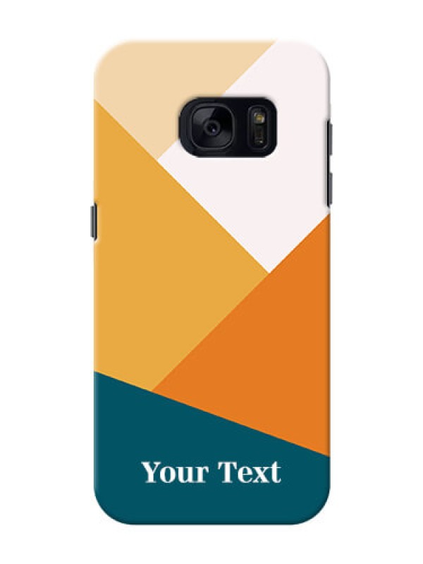 Custom Galaxy S7 Custom Phone Cases: Stacked Multi-colour Design