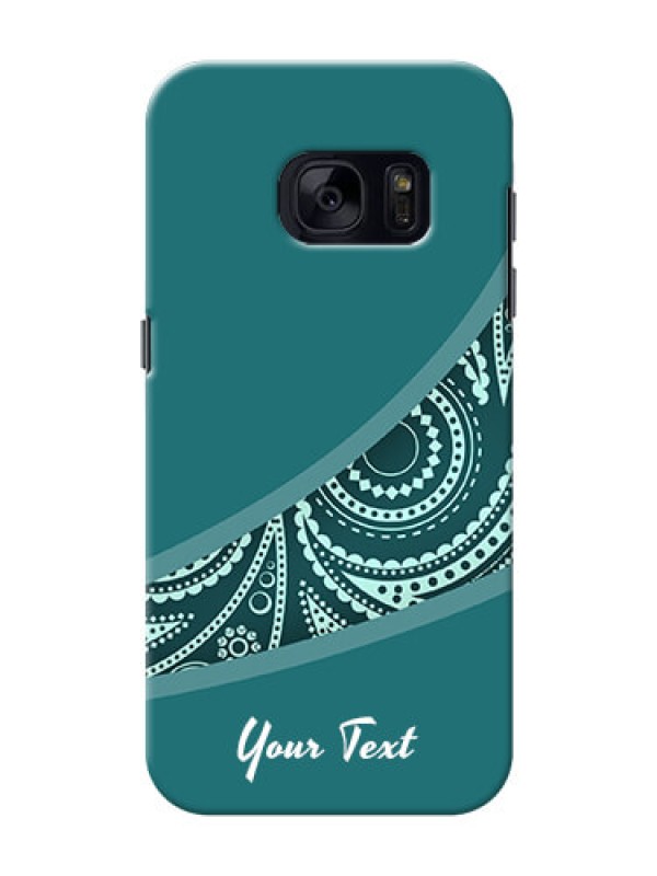 Custom Galaxy S7 Custom Phone Covers: semi visible floral Design