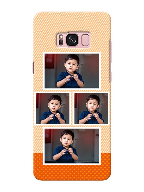 Custom Samsung Galaxy S8 Plus Bulk Photos Upload Mobile Case  Design
