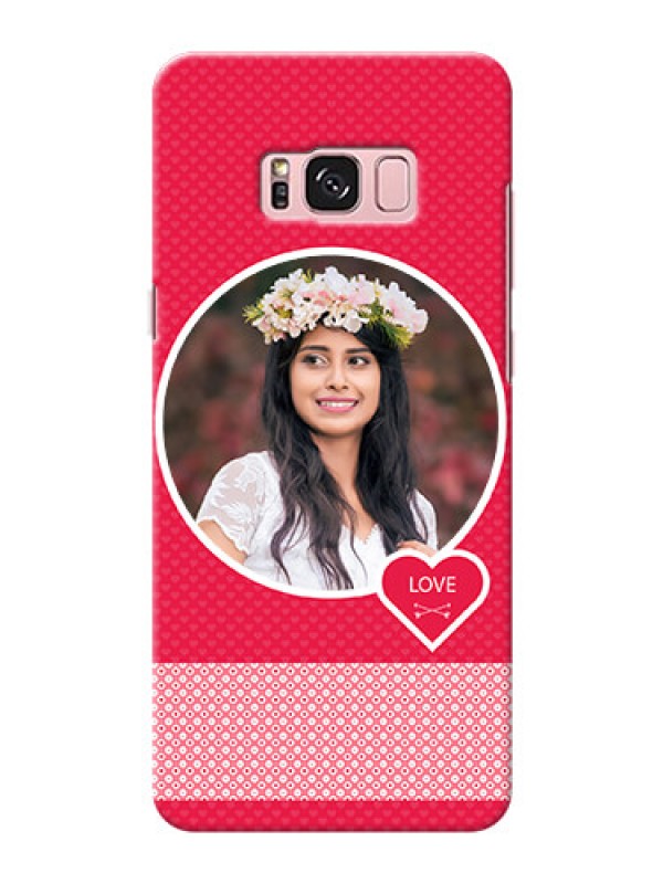 Custom Samsung Galaxy S8 Plus Pink Design Pattern Mobile Case Design