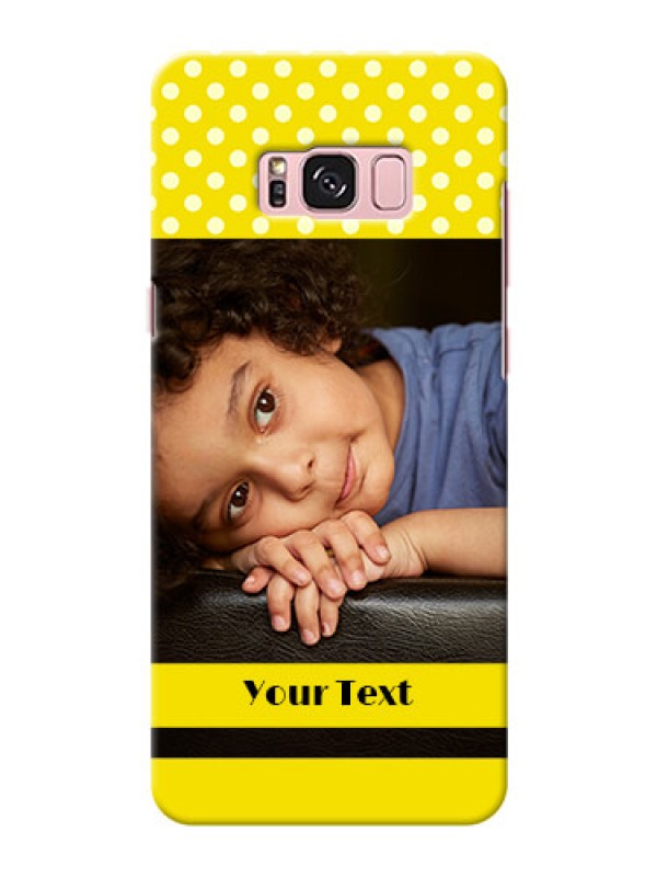 Custom Samsung Galaxy S8 Plus Bright Yellow Mobile Case Design