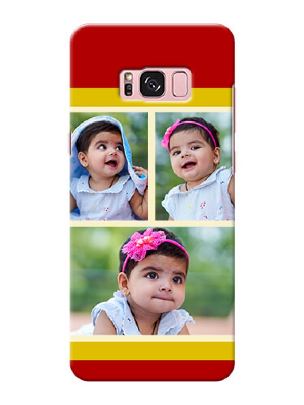 Custom Samsung Galaxy S8 Plus Multiple Picture Upload Mobile Cover Design