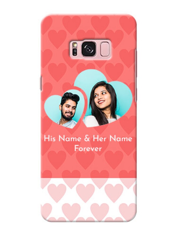 Custom Samsung Galaxy S8 Plus Couples Picture Upload Mobile Cover Design
