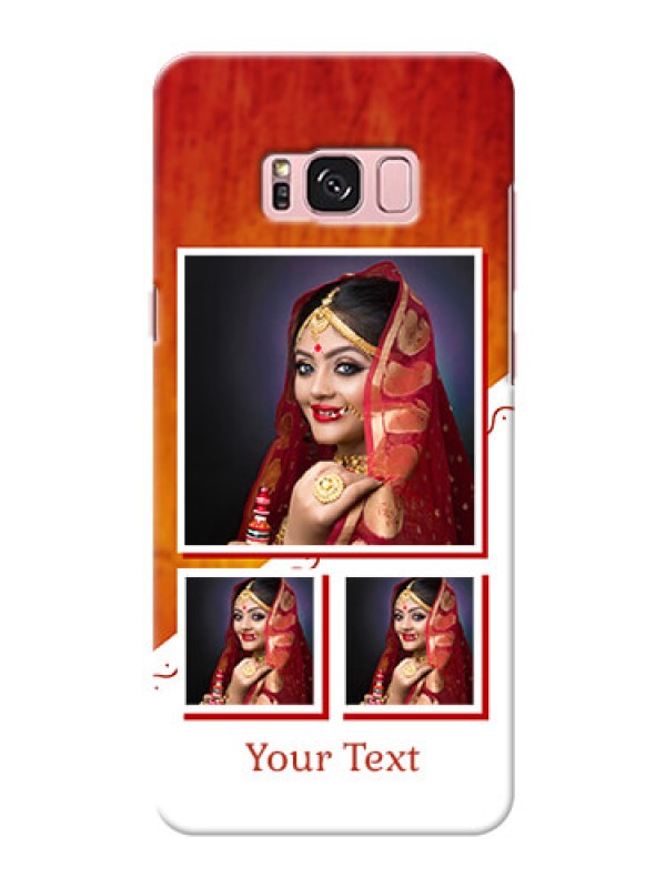 Custom Samsung Galaxy S8 Plus Wedding Memories Mobile Cover Design
