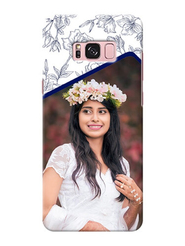 Custom Samsung Galaxy S8 Plus Floral Design Mobile Cover Design