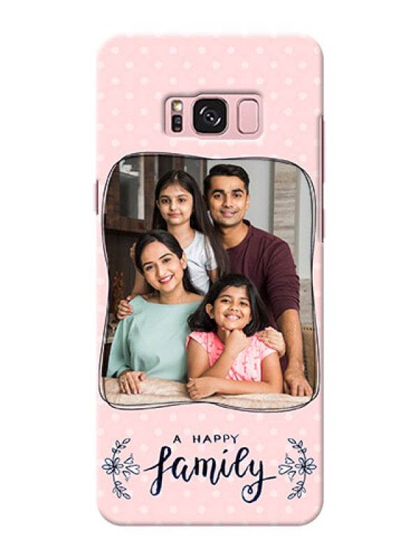 Custom Samsung Galaxy S8 Plus A happy family with polka dots Design