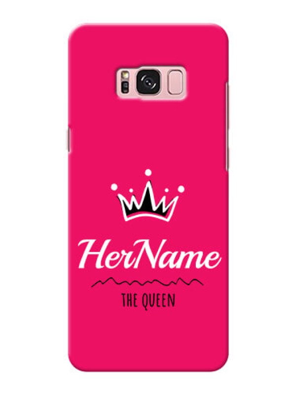 Custom Galaxy S8 Plus Queen Phone Case with Name