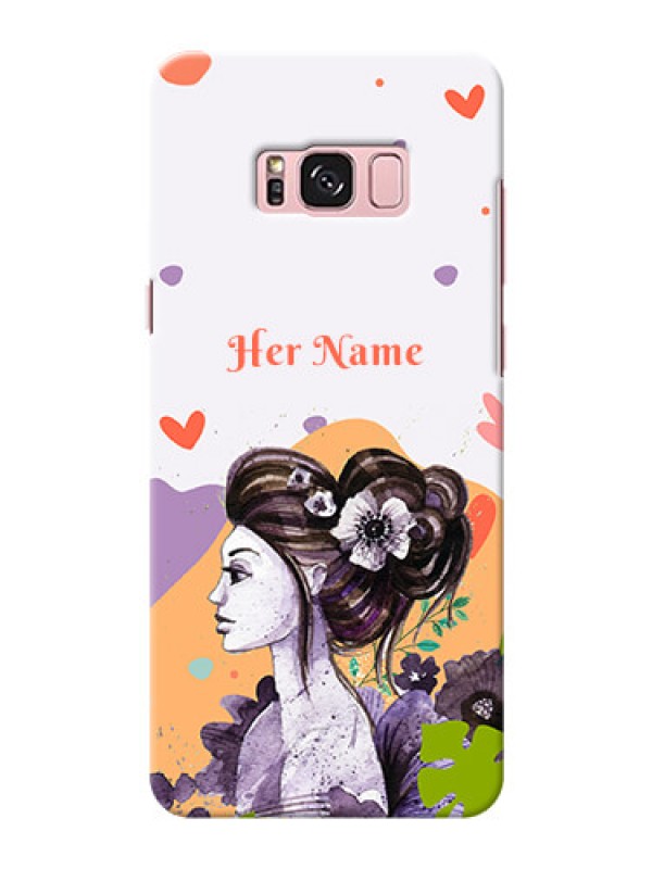 Custom Galaxy S8 Plus Custom Mobile Case with Woman And Nature Design