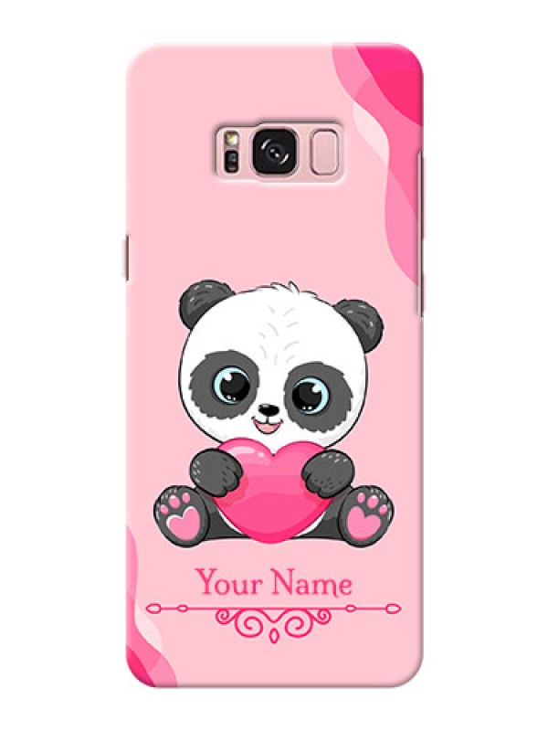 Custom Galaxy S8 Plus Mobile Back Covers: Cute Panda Design