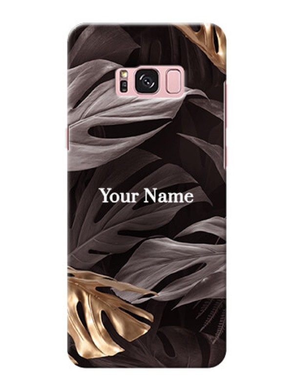Custom Galaxy S8 Plus Mobile Back Covers: Wild Leaves digital paint Design