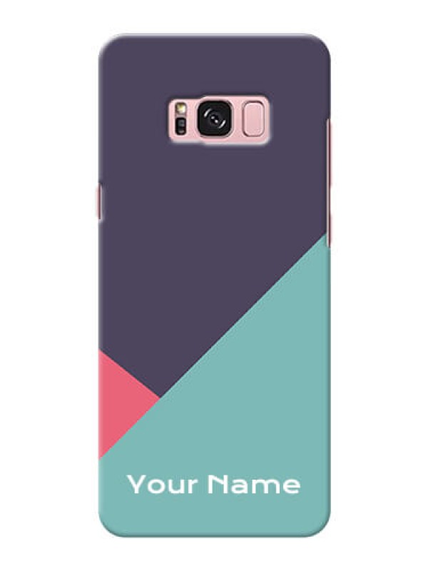Custom Galaxy S8 Plus Custom Phone Cases: Tri  Color abstract Design
