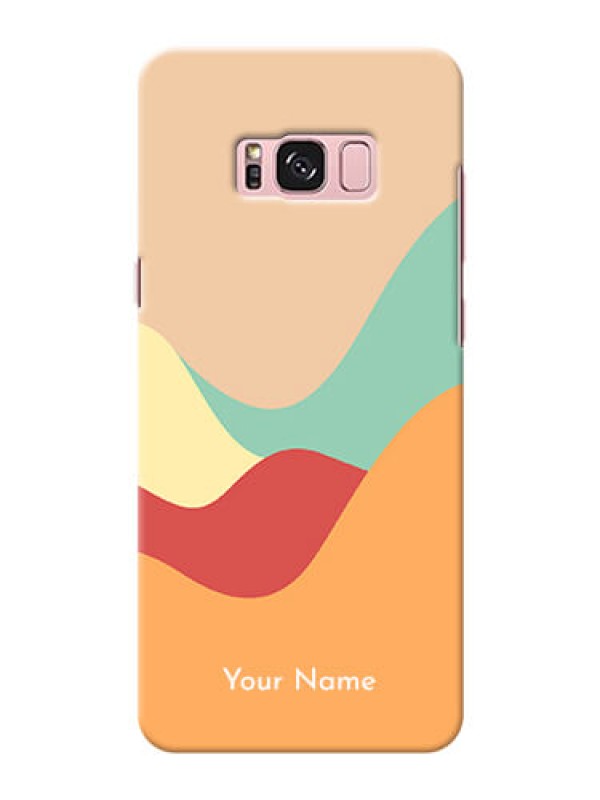 Custom Galaxy S8 Plus Custom Mobile Case with Ocean Waves Multi-colour Design