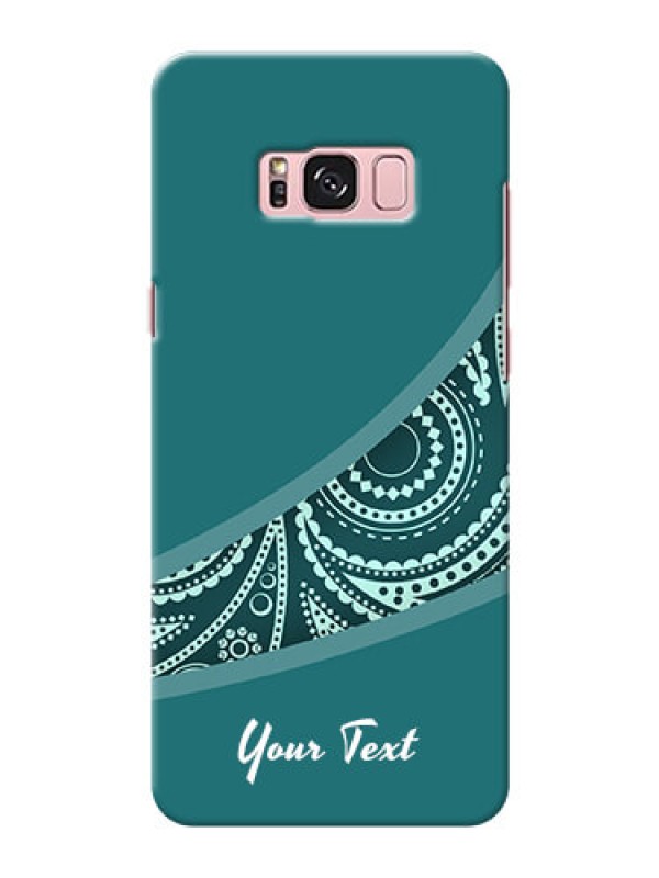 Custom Galaxy S8 Plus Custom Phone Covers: semi visible floral Design