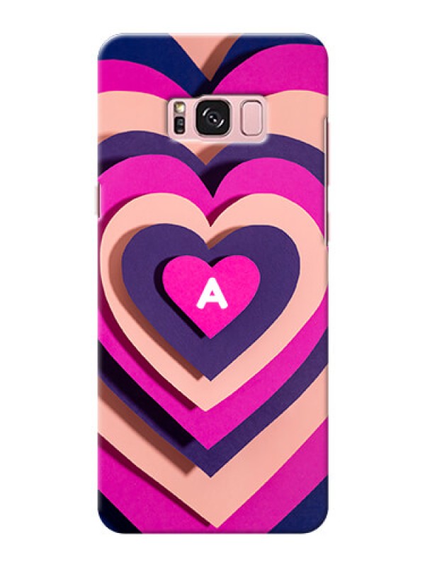 Custom Galaxy S8 Plus Custom Mobile Case with Cute Heart Pattern Design