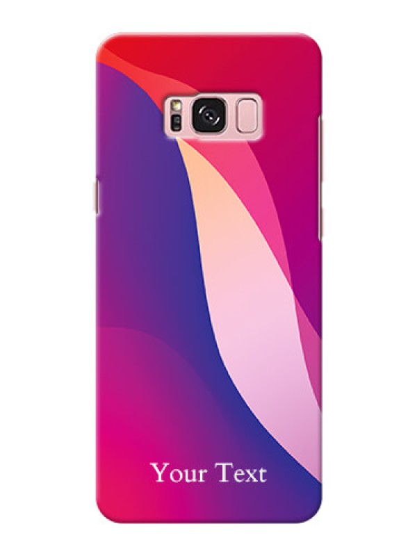 Custom Galaxy S8 Plus Mobile Back Covers: Digital abstract Overlap Design