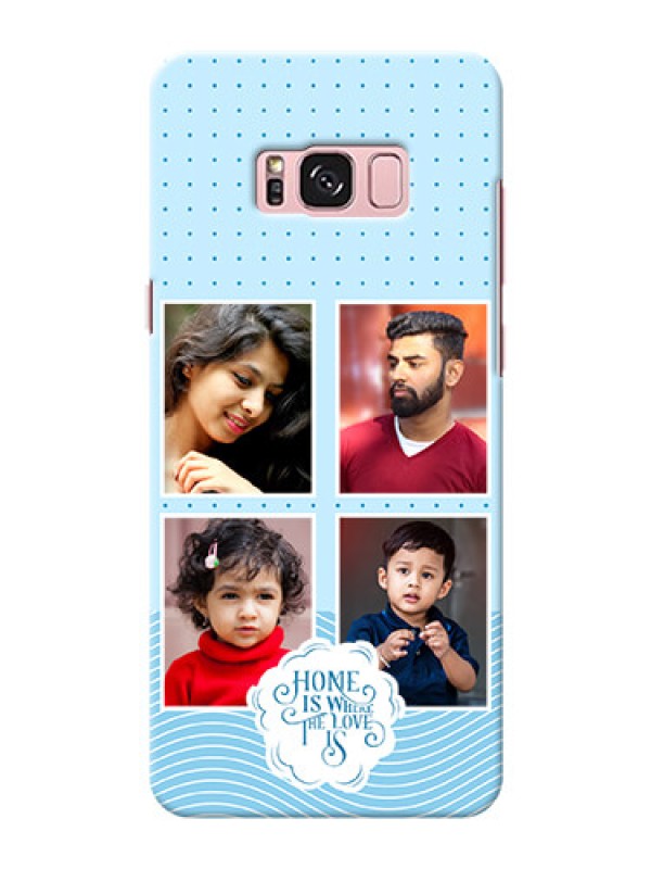 Custom Galaxy S8 Plus Custom Phone Covers: Cute love quote with 4 pic upload Design