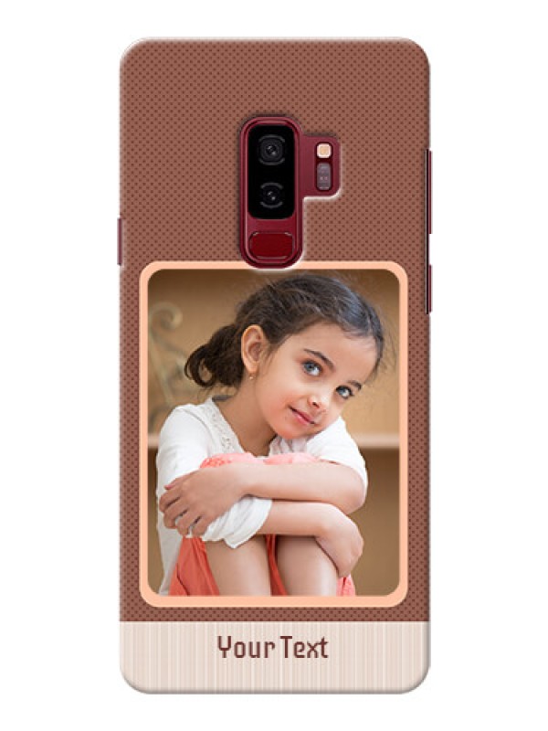 Custom Samsung Galaxy S9 Plus Simple Photo Upload Mobile Cover Design