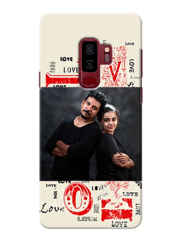 Custom Samsung Galaxy S9 Plus Lovers Picture Upload Mobile Case Design