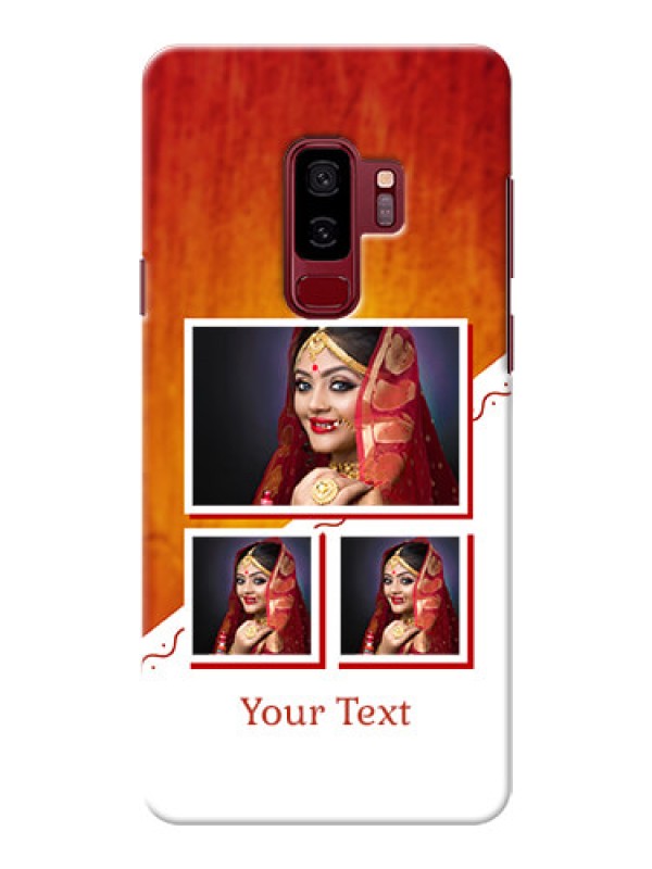 Custom Samsung Galaxy S9 Plus Wedding Memories Mobile Cover Design