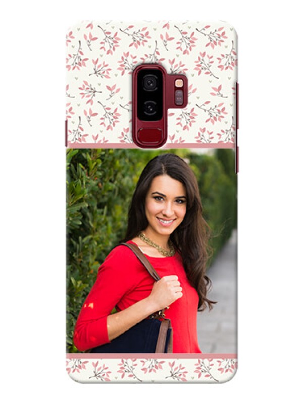 Custom Samsung Galaxy S9 Plus Floral Design Mobile Back Cover Design