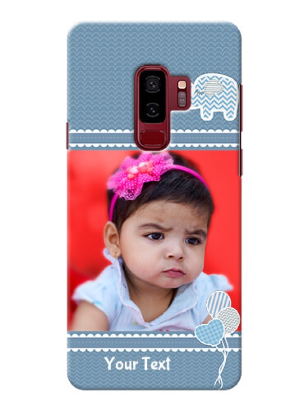 Custom Samsung Galaxy S9 Plus kids design icons with  simple pattern Design