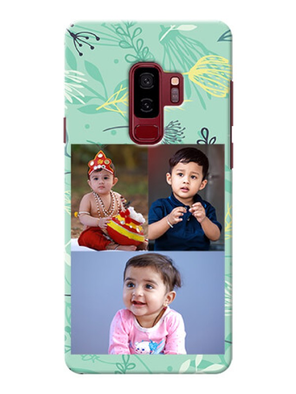 Custom Samsung Galaxy S9 Plus family is forever design with floral pattern Design