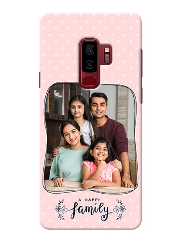 Custom Samsung Galaxy S9 Plus A happy family with polka dots Design