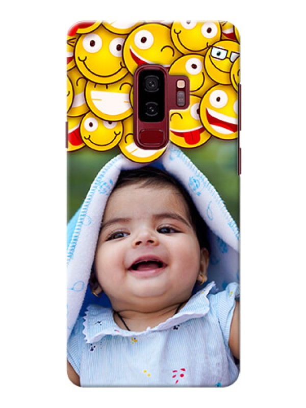 Custom Samsung Galaxy S9 Plus smileys pattern Design