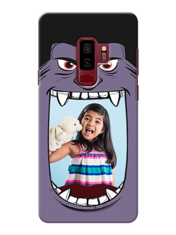 Custom Samsung Galaxy S9 Plus angry monster backcase Design
