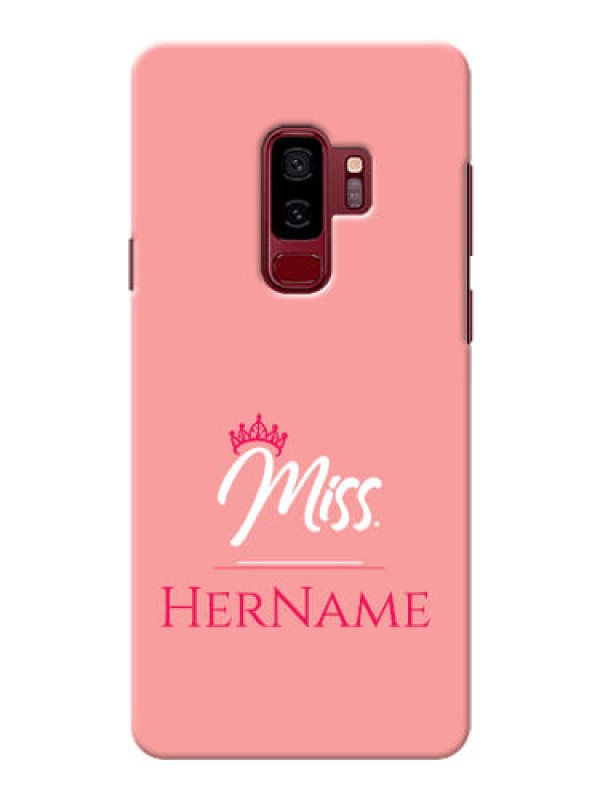 Custom Galaxy S9 Plus Custom Phone Case Mrs with Name