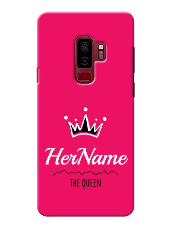 Custom Galaxy S9 Plus Queen Phone Case with Name