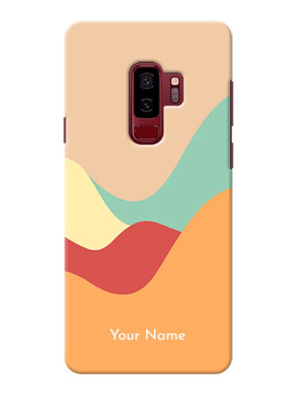 Custom Galaxy S9 Plus Custom Mobile Case with Ocean Waves Multi-colour Design
