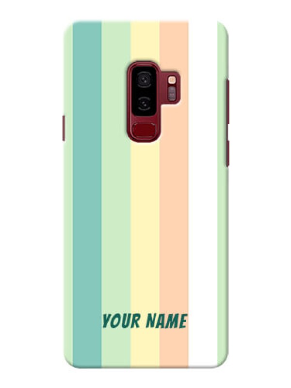 Custom Galaxy S9 Plus Back Covers: Multi-colour Stripes Design