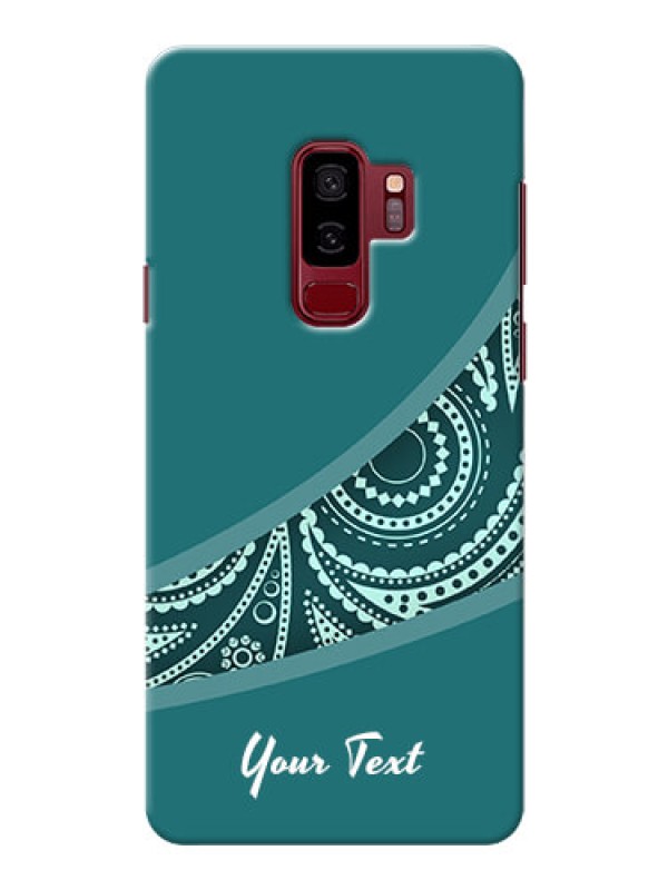 Custom Galaxy S9 Plus Custom Phone Covers: semi visible floral Design