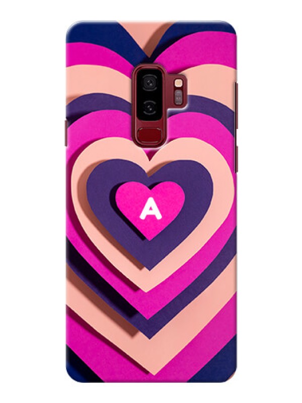 Custom Galaxy S9 Plus Custom Mobile Case with Cute Heart Pattern Design