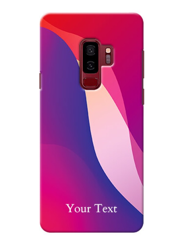 Custom Galaxy S9 Plus Mobile Back Covers: Digital abstract Overlap Design