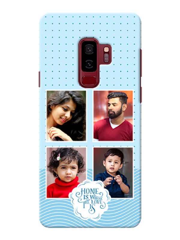 Custom Galaxy S9 Plus Custom Phone Covers: Cute love quote with 4 pic upload Design