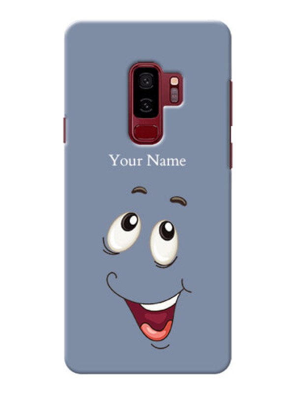 Custom Galaxy S9 Plus Phone Back Covers: Laughing Cartoon Face Design