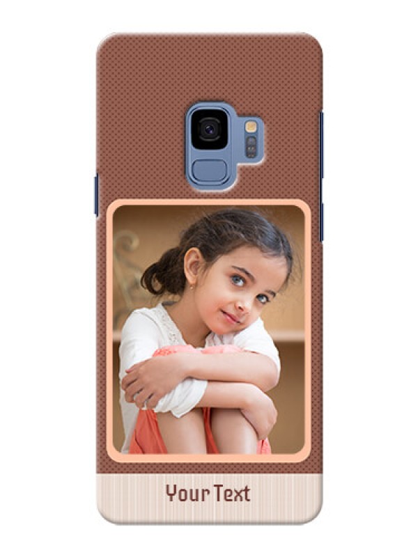 Custom Samsung Galaxy S9 Simple Photo Upload Mobile Cover Design