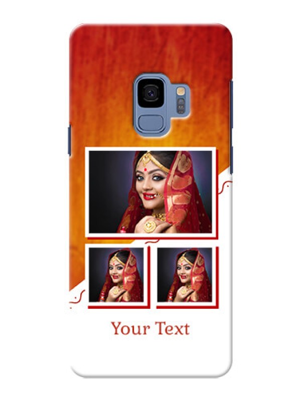 Custom Samsung Galaxy S9 Wedding Memories Mobile Cover Design