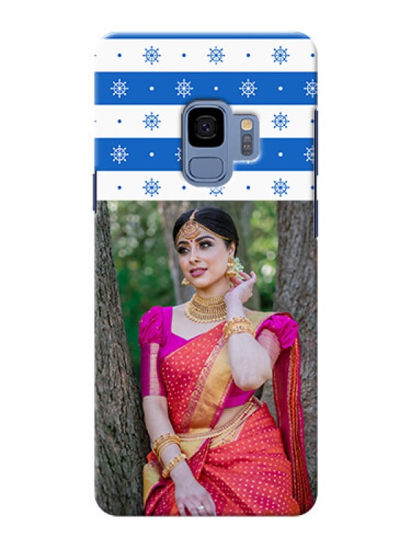 Custom Samsung Galaxy S9 Snow Pattern Mobile Back Case Design