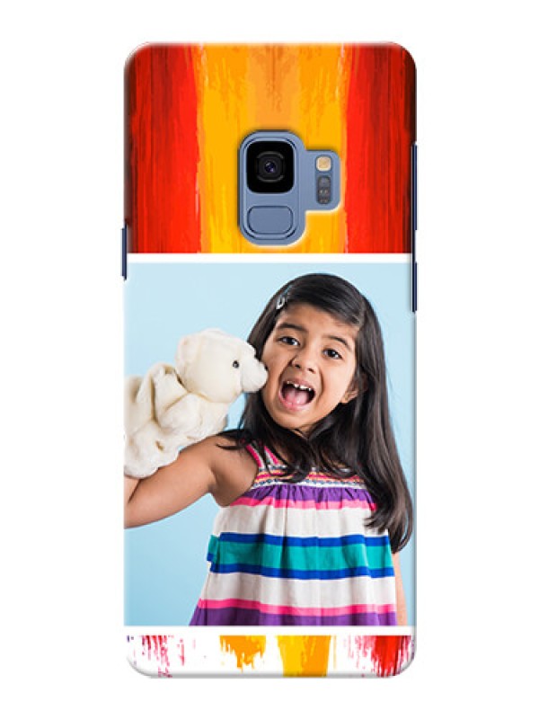 Custom Samsung Galaxy S9 Colourful Mobile Cover Design