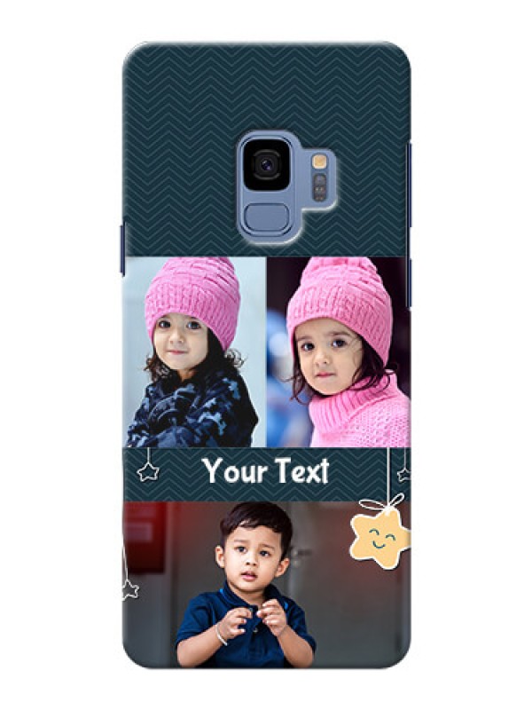 Custom Samsung Galaxy S9 3 image holder with hanging stars Design
